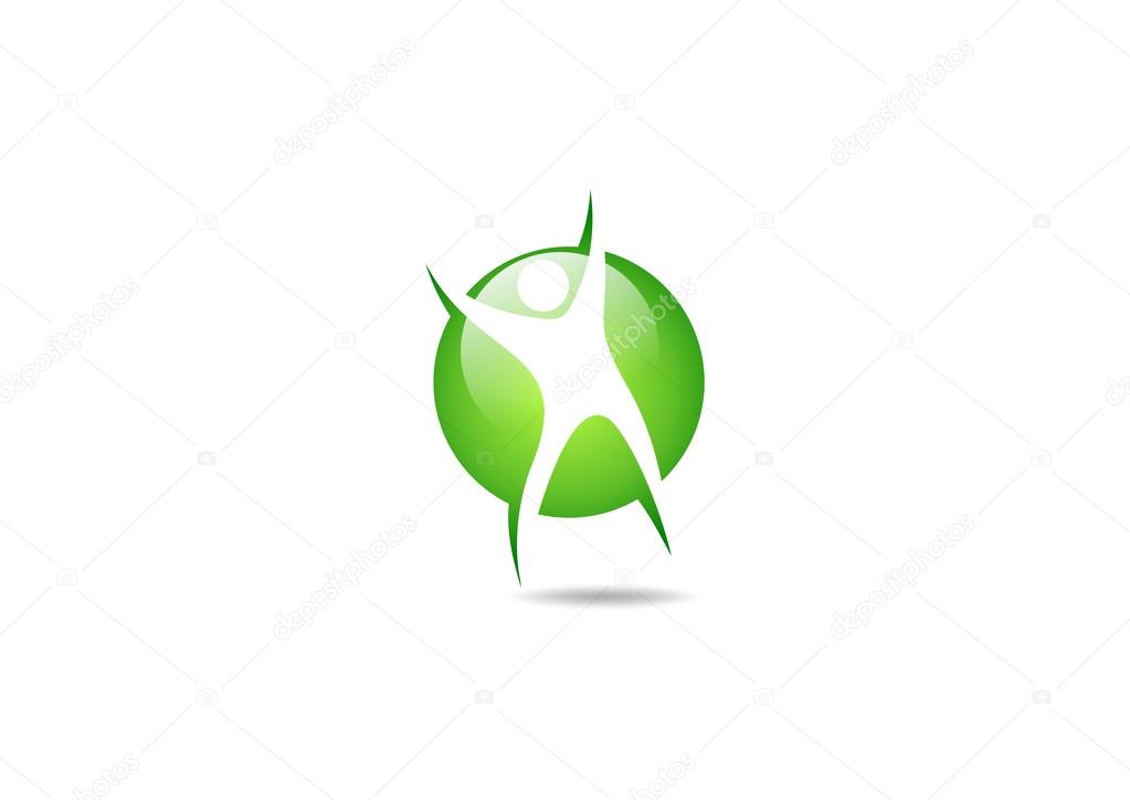 Body healthy success vector logo design
