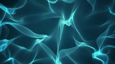 Fütürist Dalga Soyut Arkaplanı - Hareket Arkaplanı. - Grafikler