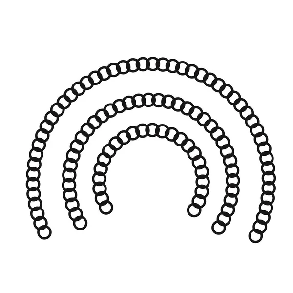 Illustration arc-en-ciel vectorielle dessinée à la main. Logo élément design pour la collection de t-shirts. — Image vectorielle