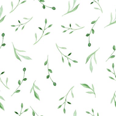 Çiçekler ve yapraklarla kusursuz desen. Elle çizilmiş. Duvar kağıdı ya da kumaş için çiçek deseni. Çiçekler ve yapraklar. Doku arkaplanı.