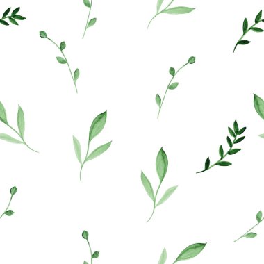 Çiçekler ve yapraklarla kusursuz desen. Elle çizilmiş. Duvar kağıdı ya da kumaş için çiçek deseni. Çiçekler ve yapraklar. Doku arkaplanı.