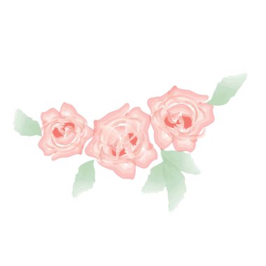 El çizimi vektör illüstrasyon çiçeği. Yaz koleksiyonu için logo tasarımı öğesi. Kartpostal ve davetiye tasarımı için elementler.