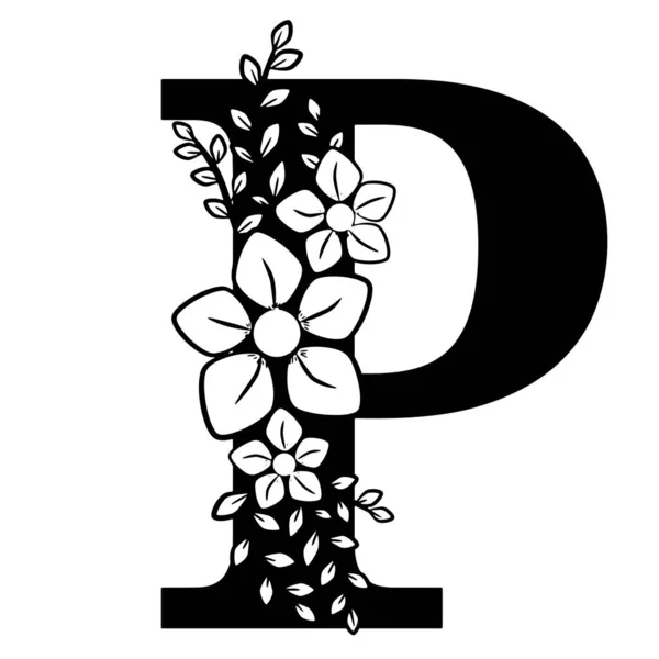 Vektör mektubu. Alfabe. Dekorasyon için bir süs. Tebrik için bir unsur. Tişört basmak için resim. Bir festival çizimi..