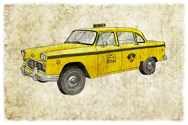 New york taxi — Stockfoto