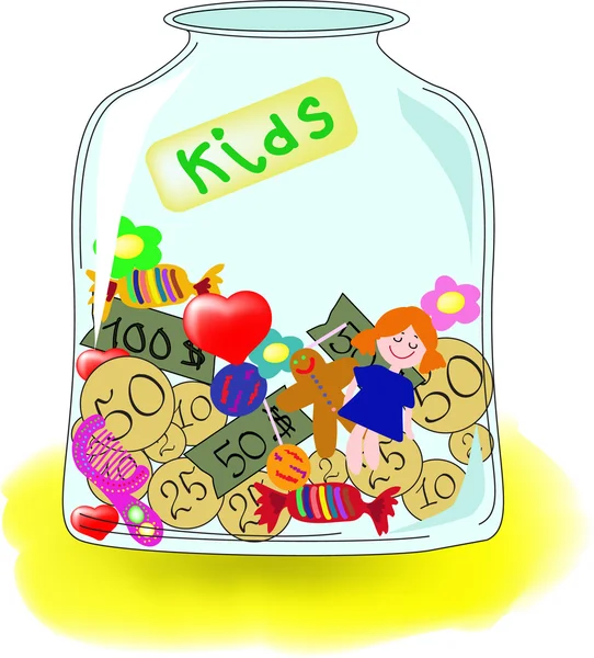 Kızın dilek kavanoz