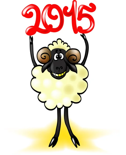 Yeni yıl koyun sayılarla gülümseyen