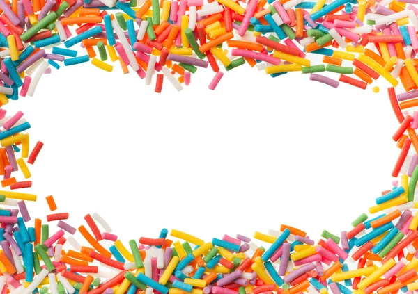 Confectionery confetti for food decoration background — Stock Photo, Image
