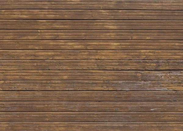Alter brauner Holzhintergrund mit horizontalen Brettern — Stockfoto