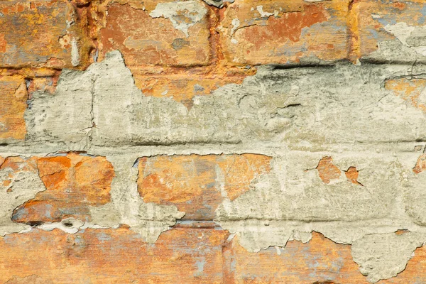 Wieku kolorowe cegły ściany tło — Zdjęcie stockowe