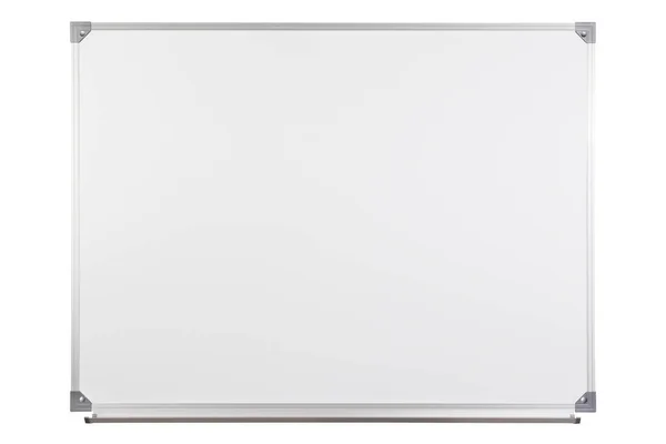 White Blank Marker Board Isolated White Background — Stock Photo, Image