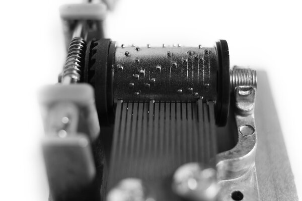 Macro BW musicbox