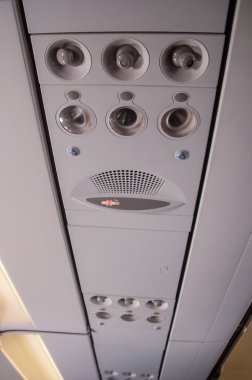 İşaret, sembol ve uçak içinde bazı donanımları