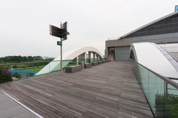 Singapura - 13 de junho de 2014: Marina Bay Sands Hotel. Um dos mo — Fotografia de Stock