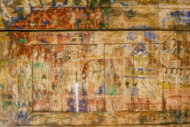 Soluk ve harabe Tay resim Pratart Lampangluang Tapınağı, Thail