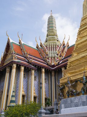 Wat Phra Kaew (Grand Palace) Tayland.