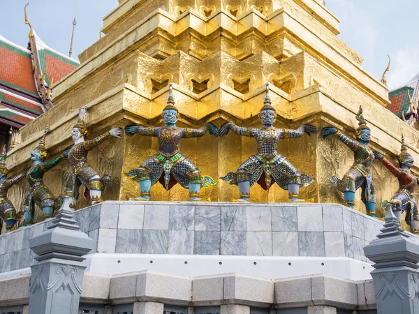 Wat Phra Kaew (de Grand Palace) van Thailand. — Stockfoto