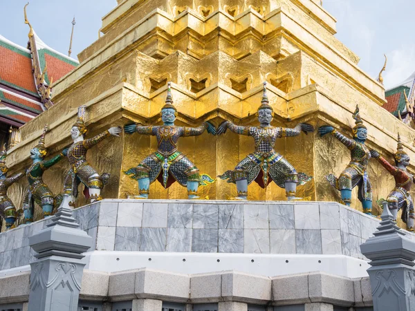 Wat phra kaew (der große Palast) von Thailand. — Stockfoto