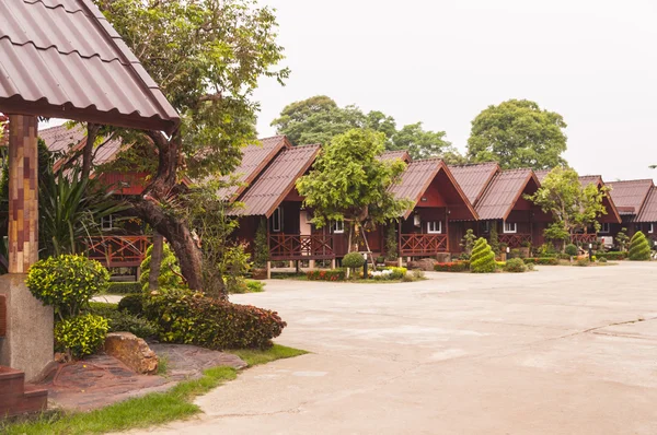 Capanna di legno, Thailandia — Foto Stock