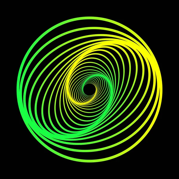 Spirale Vectorielle Illustration Vectorielle Colorée — Image vectorielle