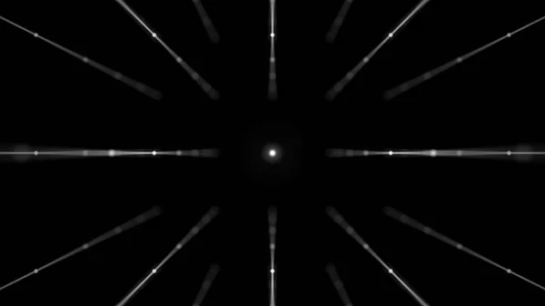 Lijnen Lichteffecten Geïsoleerd Donkere Achtergrond Abstracte Witte Stralen Met Vonken — Stockfoto