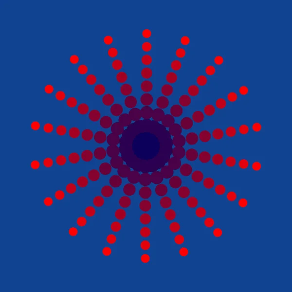 Demi Teinte Sphère Colorée Points Texture Géométrique Dégradé Couleur Sur — Image vectorielle