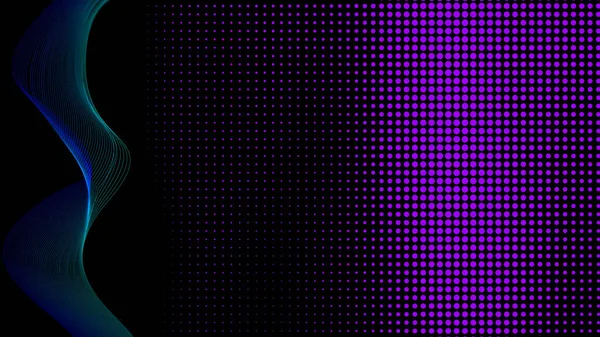 Matrix soyut illüstrasyon. Koyu ve açık yeşil noktalar. Noktalar ve spirallerin bileşimi. Vektör illüstrasyonu