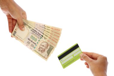 El Hint Rupisi notları ve banka kartı