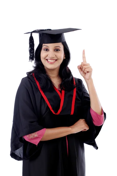 Sukces młodych absolwentów Kobieta — Zdjęcie stockowe