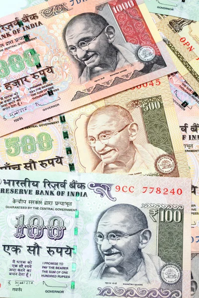 Indyjski Rupia notatki — Zdjęcie stockowe