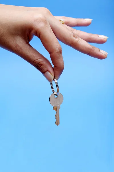 Key in hand — Stock Photo, Image