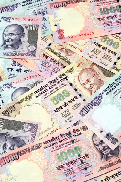 Indian rupee notes — Stock Photo, Image
