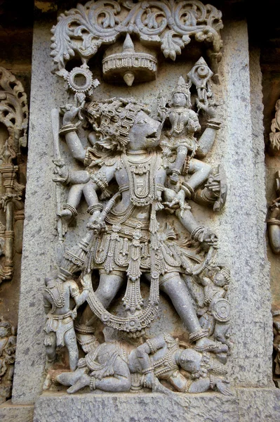 Templo de Hoysaleshvara, Halebid, Índia — Fotografia de Stock