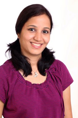 mutlu genç kız öğrenci