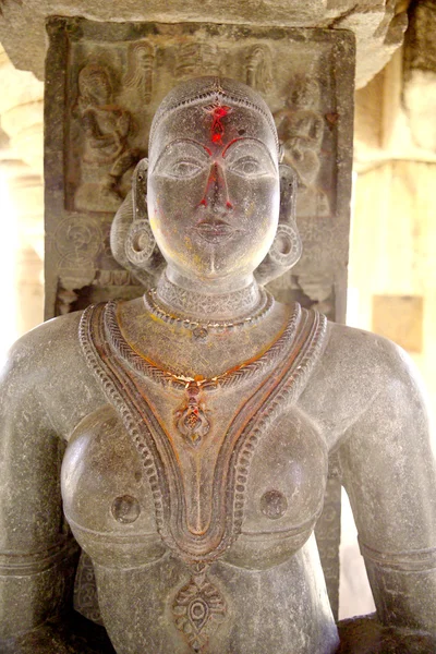 Beautiful scupture at sravanabelagola, India — Stock Photo, Image