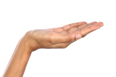 Güzel kadının el palmiye kadar