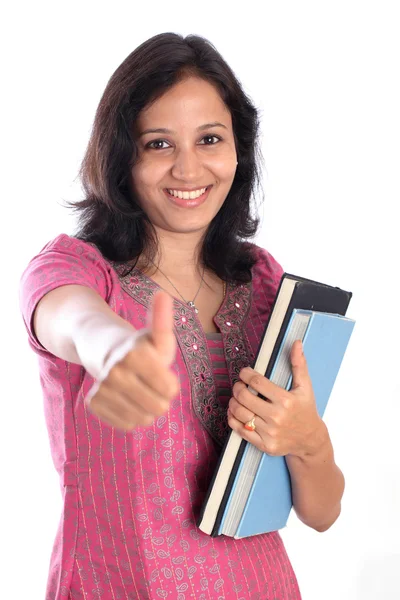 Happy female student — Stock Photo, Image