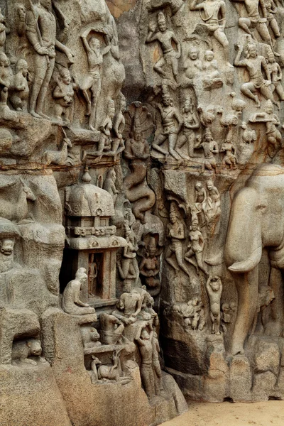 Penitencia de Arjuna - Descenso del Ganges — Foto de Stock