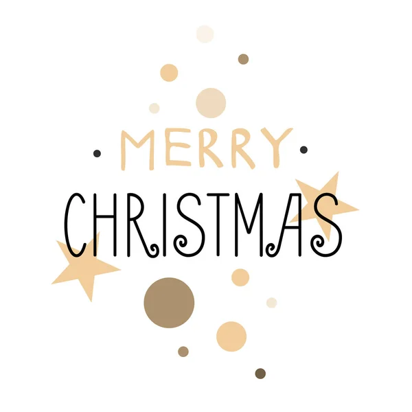 Frohe Weihnachten Lettering Design Frohes Neues Schwarz Goldene Farben Weihnachtsserie — Stockvektor