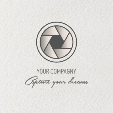 vektör içinde fotoğraf stüdyosu veya serbest fotoğrafçı logosu