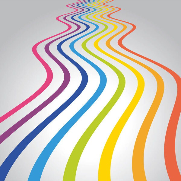 Abstract background with lines. Vector creation.