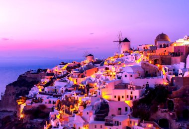 gece Santorini