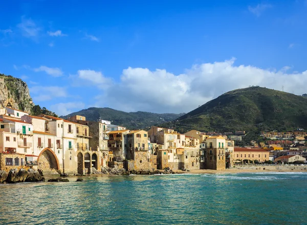 Famosa cidade de praia na Sicília Fotografias De Stock Royalty-Free