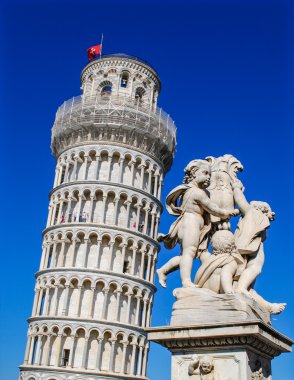 Leaning tower Pisa, İtalya