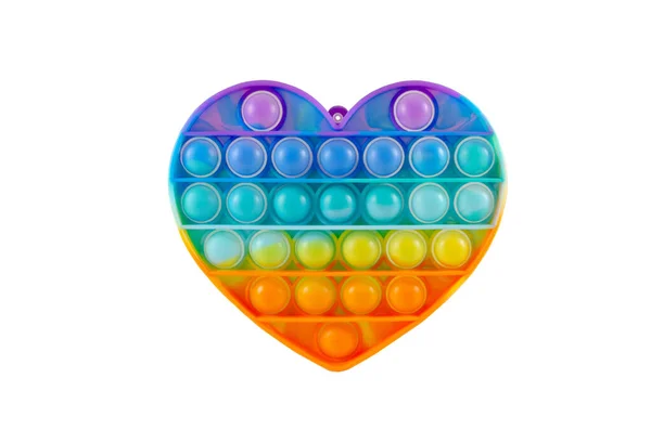 Kalp şeklinde izole edilmiş beyaz bir arka plana 