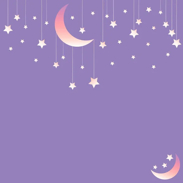 Quadratische Abstrakte Violette Hintergrund Mit Kopierraum Pastellbanner Plakat Postkarte Cover — Stockvektor