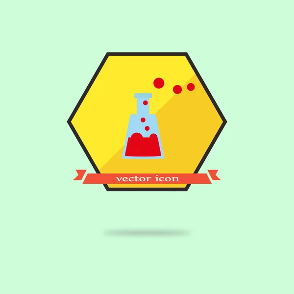 Химическая фляжка — стоковый вектор