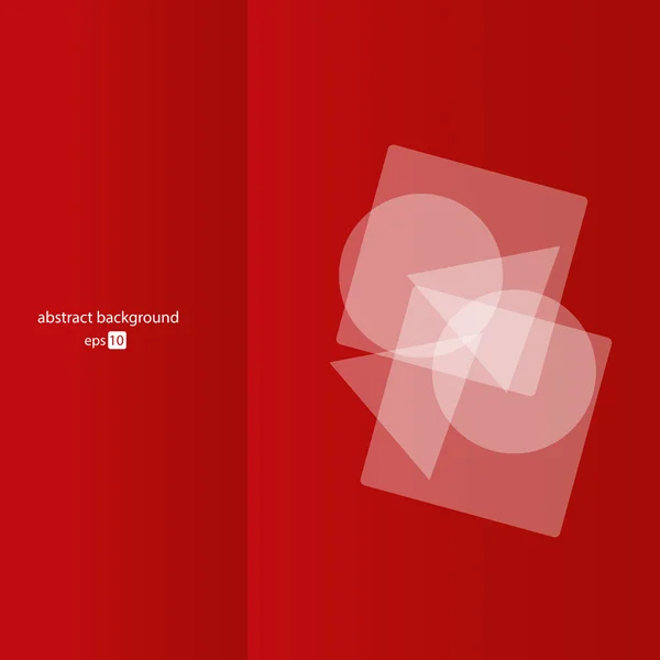 Abstraktní červené pozadí — Stockový vektor