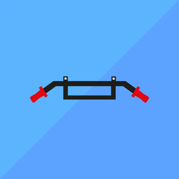 Horizontal bar for pulling — Stock Illustration Horizontal bar for pulling Royalty Free Stock Vectors