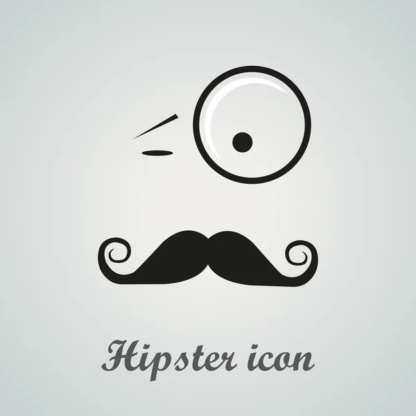 Hipster icon — Stock Vector