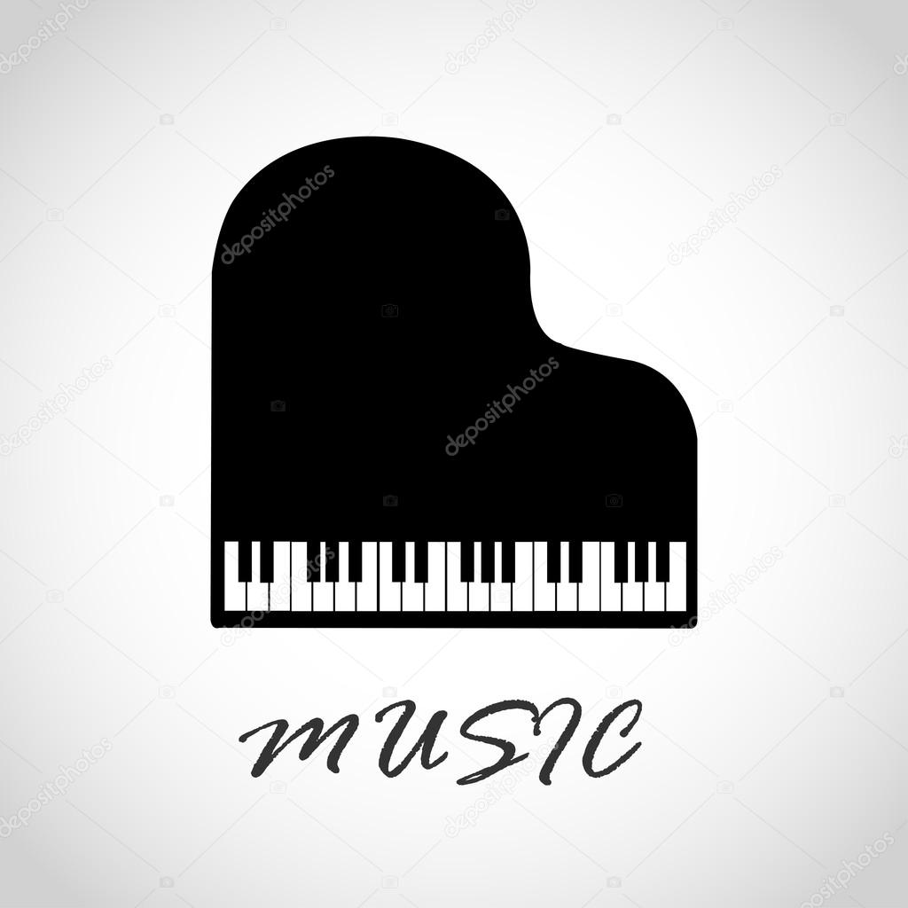 Piano, music sign